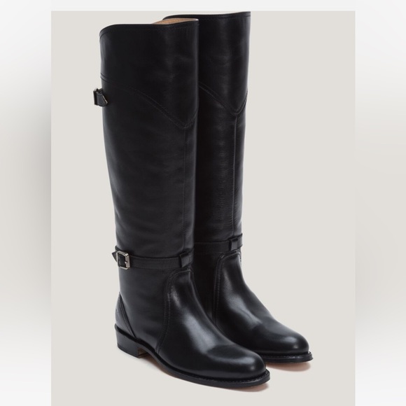 • Frye • Women’s Dorado Riding Leather Tall Boot
Style #77560 Black 8 - Picture 2 of 6